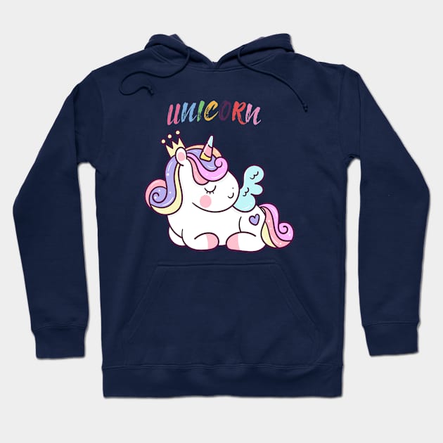 Unicorn Lover Hoodie by JeffDesign